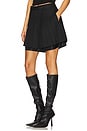 view 3 of 6 Pleated Skort in Black
