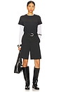 view 5 of 6 Double Pleated Short in Black