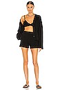 view 4 of 4 Cozy Short in Black