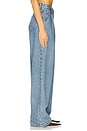 view 3 of 6 Double Pleated Wide Leg in Archive Blue