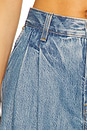 view 6 of 6 Double Pleated Wide Leg in Archive Blue