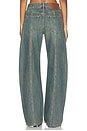 view 5 of 6 Relaxed Bootcut Leg in Heavy Tinted Blue