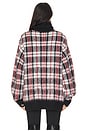 view 3 of 5 チャンキーセーター in Medium Red Check