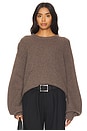 view 1 of 4 Apex Chunky Sweater in Taupe Melange