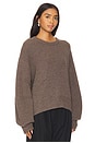 view 2 of 4 Apex Chunky Sweater in Taupe Melange