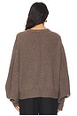 view 3 of 4 Apex Chunky Sweater in Taupe Melange