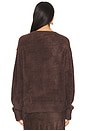 view 3 of 4 Eyelash Apex Sweater in Espresso
