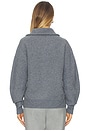 view 3 of 4 Boiled Zip Turtleneck in Medium Grey