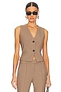 view 1 of 4 GILET TUX in Taupe