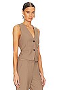 view 2 of 4 GILET TUX in Taupe