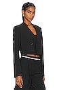 view 2 of 4 Crop Wool Blazer in Black