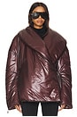 view 1 of 5 CHAQUETA APEX COCOON in Burgundy