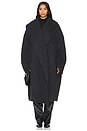 view 1 of 4 Apex Cocoon Coat in Dark Charcoal