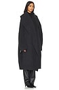 view 2 of 4 Apex Cocoon Coat in Dark Charcoal