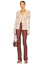 view 4 of 4 Leather Bootcut Pant in Cinnamon