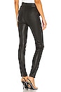 view 3 of 4 Zip Leather Legging in Onyx