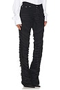 view 2 of 6 Ribbon Worker Pant in Rinsed Black