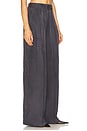 view 2 of 6 Wide Double Pleat Trouser in Indigo