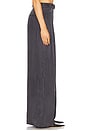 view 3 of 6 Wide Double Pleat Trouser in Indigo