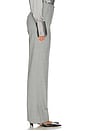view 3 of 6 Low Rise Trouser in Light Grey Melange