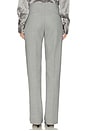 view 4 of 6 Low Rise Trouser in Light Grey Melange
