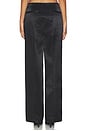 view 4 of 6 Minimal Satin Pant in Black