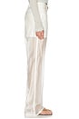view 3 of 6 БРЮКИ SHEER BOOTCUT in White & Soft White