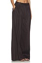 view 2 of 6 Wide Double Pleated Trousers in Brown Multi