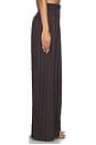 view 3 of 6 Wide Double Pleated Trousers in Brown Multi