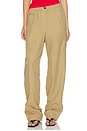 view 1 of 8 PANTALON TRENCH PANTS in Trench