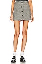 view 1 of 4 Blazer Mini Skirt in Grey Melange