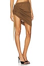 view 3 of 7 Wind Mini Skirt in Cocoa