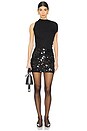 view 5 of 6 Paillette Mini Skirt in Black