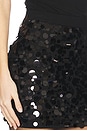 view 6 of 6 Paillette Mini Skirt in Black