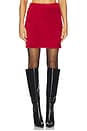 view 1 of 6 Eyelash Mini Skirt in Red