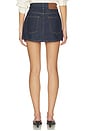 view 4 of 6 Denim Mini Skirt in Rinsed Indigo
