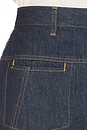 view 6 of 6 Denim Mini Skirt in Rinsed Indigo