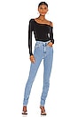 view 4 of 4 BLUSA ONE SHOULDER in Black