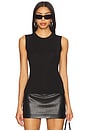 view 1 of 4 Baby Muscle Tee in Black