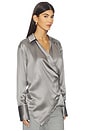 view 2 of 5 Wrap Relax Shirt in Steel