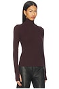 view 2 of 4 Shrug Layer Turtleneck in Mahogany