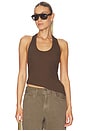 view 2 of 5 Halter Strap Tank Top in Bistre