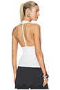 view 1 of 5 Halter Strap Tank Top in Optic White