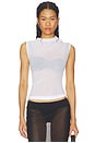 view 1 of 4 CAMISETA TIRANTES SHEER TWIST TANK in Optic White
