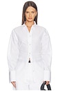 view 1 of 4 CAMISA KNOT SHIRT in White