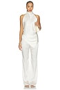 view 4 of 4 TOP FULAR TIE SCARF TOP in Ivory