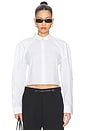 view 1 of 4 Helmut Saddle Shirt in White