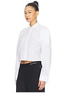 view 2 of 4 Helmut Saddle Shirt in White