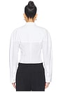 view 4 of 4 Helmut Saddle Shirt in White