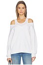 view 1 of 4 Double Layer V Neck Top in Ivory